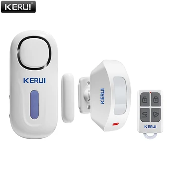 KERUI Smart Home Security Alarm Ochrany Dveře, Okna, Senzor Bezdrátový Detektor S Dálkovým ovládáním Pro Domácí Kancelář, Obchod, Obchod