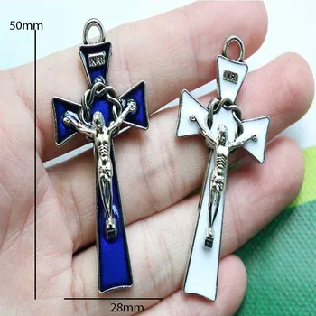 Nové INRI Křesťanský Kříž Medaili, náboženské Ježíš Kříž Medaili. Notre Dame de Paris Medailon náhrdelník Ježíš kříž přívěsek