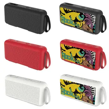 Přenosný Bezdrátový Reproduktor Bluetooth 5.0 hi-fi Zvuk Kreativní Graffiti Stereo Mini Sound Box pro Venkovní