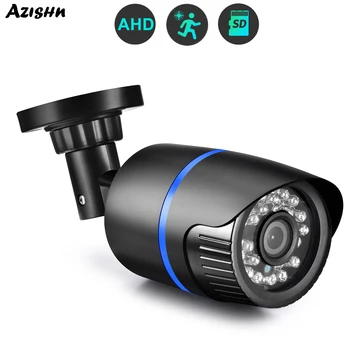 AZISHN 5MP AHD Kamera s Vysokým Rozlišením Infračervené Noční Vidění CCTV Bezpečnostní Domů Venkovní Bullet plastové Fotoaparát AI Detekce Pohybu