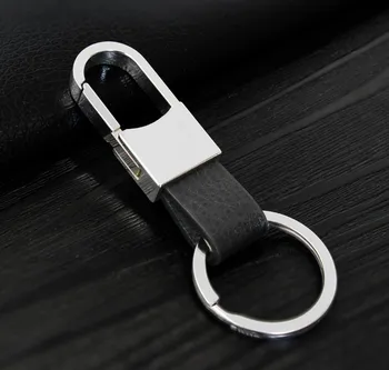 Nový Design Super Luxusní Ruční kovové Kožené Klíčenky klíčenka Auto Klíč ChainBusiness Dárek Pro Muže, Ženy 17159