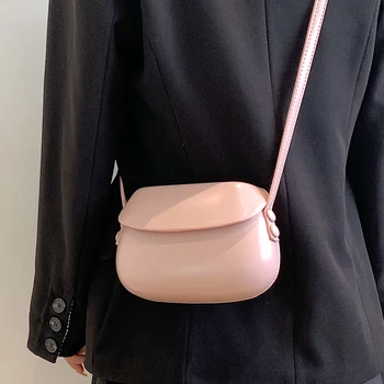 Luxusní Značka Mini, PU Kůže Crossbody Tašky pro Ženy 2022 v Létě Jednoduché Módní Kabelky a Peněženky Ženské Rameno Sling Tašky
