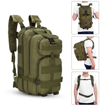 3P Vojenské Taktické Assault Pack Batoh Armády Molle Vodotěsné Bug Out Bag Malý Pro Venkovní pěší Turistika Camping Lovecký Batoh