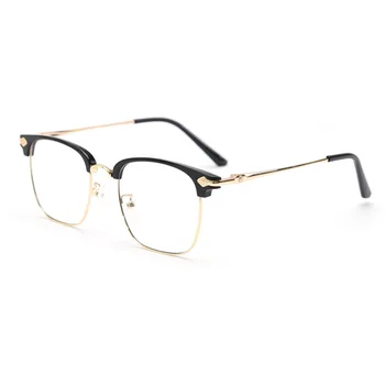Osobní Náměstí Kovové Optické Brýle Rám pro Ženy, Literární Muži ' s Anti-blue Vintage Brýle