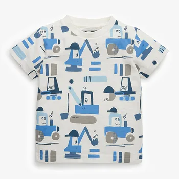 Značka 100% Bavlna t-shirt Baby Boys Oblečení 2022 Letní Krátký Rukáv dětské Oblečení Dětské tričko Bebe Infant Boys Ležérní Tričko