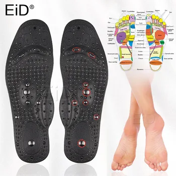 EiD Silikonový Gel Magnetické Terapie Vložky pro Hubnutí, Ztráta Hmotnosti Boty Podpora Klenby Vložky pro Muže, Ženy, Masáže, Péče o Nohy Podešev