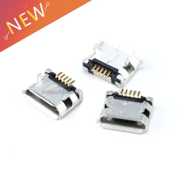 20ks/lot 5 SMT Pin Zásuvka Konektor Micro USB Typ B Samice Umístění SMD DIP Zásuvka Konektor