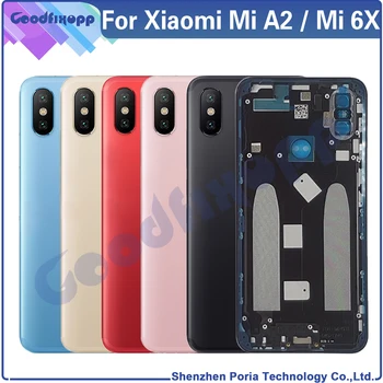 AAA Pro Xiaomi Mi A2 Mi 6X M1804D2SG M1804D2SI Bydlení Shell Kryt Baterie kryt Zadní Kryt Zadní Kryt Pro Xiaomi MiA2 Mi6X Kryt