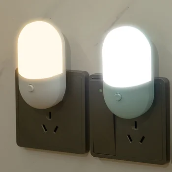 AvvRxx LED Noční Světlo Senzor, Osvětlení Mini EU, USA Plug Noční světlo Lampa Pro dětský Pokoj Ložnice Světla Vánoční Osvětlení