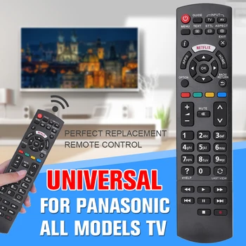 Univerzální TV Dálkové Ovládání pro LCD / LED / HDTV dálkový ovladač pro TV Panasonic N2QAYB000572 N2QAYB000487 EUR76280