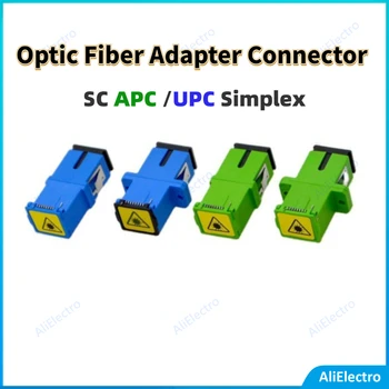 10ks Optické Vlákno Konektor pro Adaptér SC APC UPC Simplex Optický Adaptér Spojka doprava zdarma