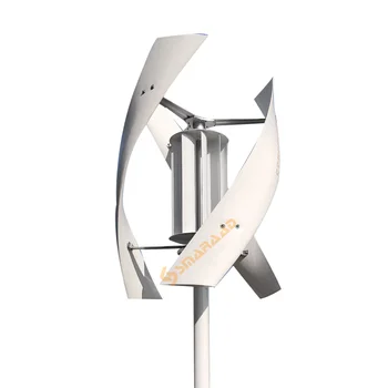 Low Wind Star Vertikální Osy Větrné Turbíny Generátoru 1000W 24V 2KW 48V s MPPT Regulátor Nabíjení ve Vzpřímené poloze větrný Mlýn pro Domácí