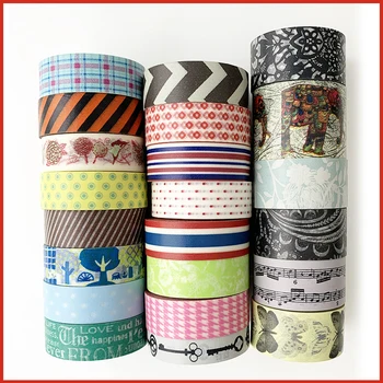 Vysoce kvalitní základní řady washi pásky scrapbooking papíru washi páska pro DIY dekorace a dárkové balení