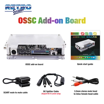 RetroScaler OSSC Přidat-na Palubě Linedouble a Vyhlazení Režimu s Kompozitní a S-video Vstup NTSC/PAL Retro Herní Konzole