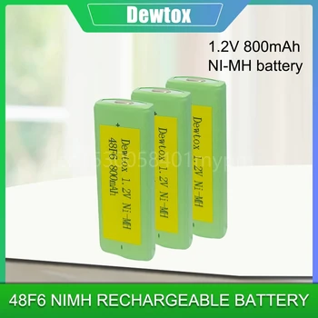 1.2 V 48F6 800mAh Guma Baterie Dobíjecí Baterie Ni-Mh PRO MD/CD/ Walkman/kazetový přehrávač/elektronický slovník