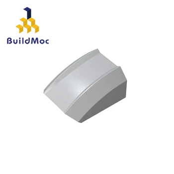 BuildMOC Kompatibilní Montuje Částice 30602 Zakřivené 2 x 2 Ret Žádné Knoflíky Stavební Bloky, Díly DIY Vzdělávací Hračky dárek