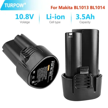 Turpow 10.8 V 3500mAh Dobíjecí Li-ion Baterie Pro Makita BL1013 BL1014 BL 1013, BL 1014 LCT203W 194550-6 194551-4 195332-9