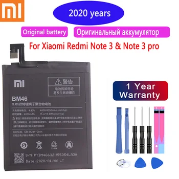 2020 xiaomi Originální BM46 Náhradní Baterie 4050mAh Pro Xiaomi Redmi Poznámka 3 Poznámka 3 poznámka 3 Pro Redrice Autentické Telefon Baterie