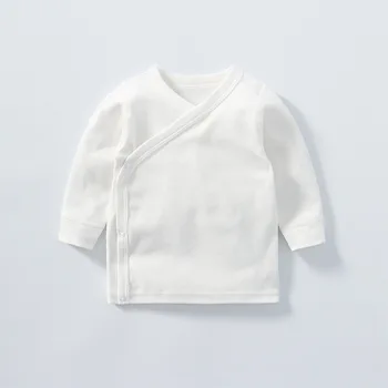 0-12 Měsíců Baby T-košile Bavlna Dlouhý Rukáv Topy pro Baby Girl Tee Košile Dětské Oblečení Dětské Tričko