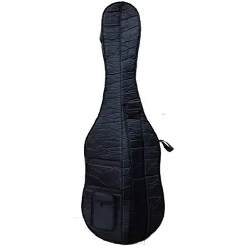 Nové Svislé String Double Bass Bag Měkká Taška (Pouzdro) Gig Bag, 3/4 Velikost, Nosit Kontrabas