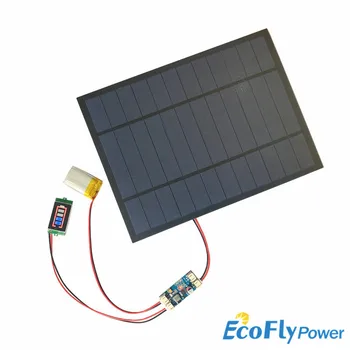 6V 3W 4.5 W 6W 10W 9V 2W 4.2 W 12V 2W 3W Solární panel se Solárním min nabíječka s baterií displej DIY KIT PH 2.0 Kabel