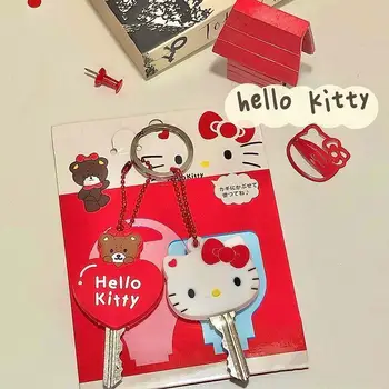 Sanrio Hello Kittys Kawaii Klíčenka Mymelody Kuromi Roztomilý Kreslený Silikonové Batoh Přívěsek Krásná Dívka, Anime, Hračka, Dárek Pro Kamarádku