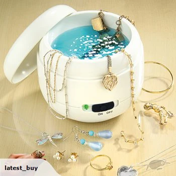 Ultrazvukové Šperky Čistič Profesionální Ultrazvukový Přístroj pro Čištění Prsteny, Náhrdelníky, Hodinky, zubní Protézy Fast Cleaner