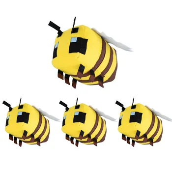 Mew Žlutý Včelí Kawaii Plyšové Karikatura Hra Minecrafte Wasp Plyšová Včela Plyšová Panenka Děti, Narozeniny, Vánoční Dárky
