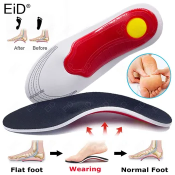 EiD 3D Podpora Klenby, ortopedické Vysoká Podpora Klenby ploché nohy Stavebnicové Vložky, Gelové Podložky Ploché Nohy Pro Nohy bolest Polštář Ženy Muži