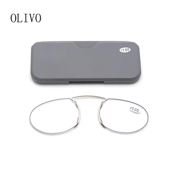 Mini Brýle Na Čtení Muži Ženy Nose Clip Reader Modré Světlo Blokování Přenosné Peněženku, Presbyopickém Brýle S Pouzdrem Brýle 2022