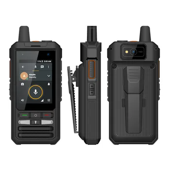 Anysecu W8 4G Sítě Radio Android 8.1 Mobilní Telefon, GPS, WIFi, Modrý Zub SOS svítilna 5300mAh Baterie IP66 Vodotěsný A Prachotěsný