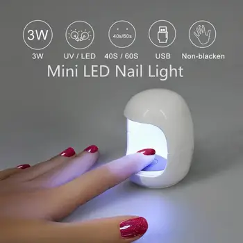 Přenosné 3W/9W Mini Malé LED Manikúra Světlo Tvar Vejce Fototerapie Lampa Mini LED Nehtů Světlo Nail Fototerapie Stroj Nail Art