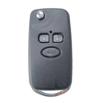 3 Tlačítka Upravené Skládací Flip Dálkový Klíč Shell pro Corolla s Nesestříhaný TOY47 Blade
