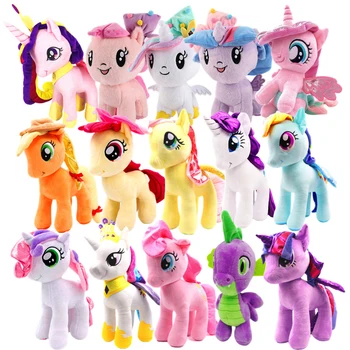 Originální My Little Pony Plyšové Anime Plyšová Panenka Model Pinkie Pie, Applejack, Rainbow Dash, Hračky, Vánoční Dárek Pro Děti, Holka