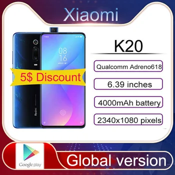 Xiaomi Redmi K20 smartphone MI 9T 6GB RAM, 128 gb ROM Android Snapdragon 730 mobil horké prodej