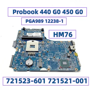 721523-001 721523-601 721521-001 Pro HP Probook 440 G0, 450 G0 Notebooku základní Deska PGA989 12238-1 S SLJ8E HM76 DDR3