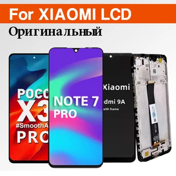 Nový Originální Displej Pro Xiaomi Poco X3 NFC F1 Redmi Note 7 Pro, 9A/9C Náhradní LCD Displej Dotykový Digitizér Montáž S Rámečkem