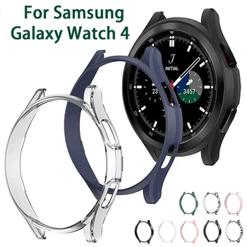 Sledujte Kryt pro Samsung Galaxy Hodinky 4 44 mm 40 mm 42 MM 46 MM PC Matný Případě Všichni-Kolem Ochranný Nárazník Shell pro Galaxy Watch4