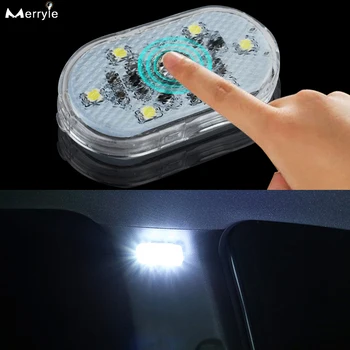 Novinka Atmosféra LED Noční Světlo, Dobíjecí Auto Nouzové Světlo na Čtení Dotykový Spínač Snímače Interiéru Vozu Účinek Světla