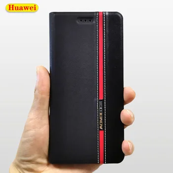 Kožená Peněženka Pouzdro pro Huawei Nova 2I 3 3I 3E 2 4 4E 5 5I Pro 5T 6 Se 7 7i Mate 30 10 20 Lite Flip Pro Telefon Případech