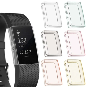 Pro -Fitbit Charge 2 tpu ochranné pouzdro pro chytré hodinky kapela příslušenství