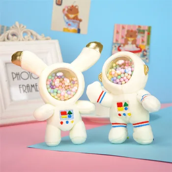 Nové roztomilé kreslené astronaut králík panenky, plyšové hračky kawaii spaceman panenka panenka narozeniny, svátek, hračky, dětské ozdoby