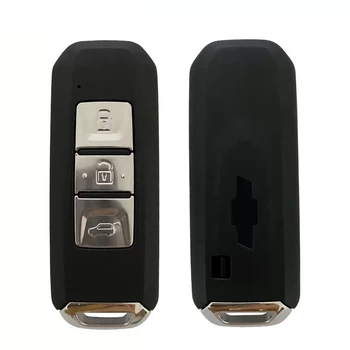CN014093 Původní 3 Tlačítka Cheverolet Smart Remopte Auto Klíč 47 Čipy Frekvence 433MHZ S Logem Nesestříhaný Nouzové Čepel Klíče