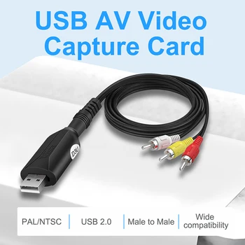 USB 2.0 Easycap Capture Video TV DVD VHS, Audio Capture Karty Adaptéru, TV, Video DVR