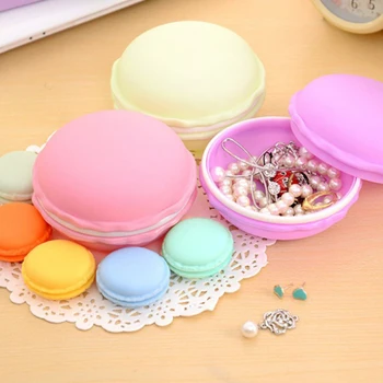 1ks Nové Mini Macarons Úložný Box Candy Barva Balení Box Přenosný Krásný Dárek Šperky Balíček platí pro Malé Položky Gils Dárek