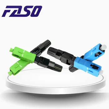 FASO Pre-embedded FTTH SCAPC Single Mode Fiber Optic SCUPC Rychlé Konektor Fiber Optic Adaptér, Optické Vlákno Rychle Konektor