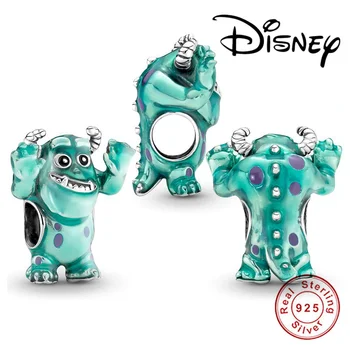 Disney 925 Sterling Silver Medvídek Pú, Prasátko Houpat Kouzlo Držák Fit Originální Značky DIY Kouzlo pro Ženy Šperky Dárek