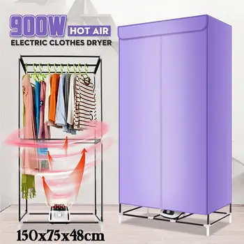 900W skládací elektrický sušák na prádlo, přenosný teplého vzduchu, sušičky, rychlý ohřev prádlo, věšák, boty vlasů