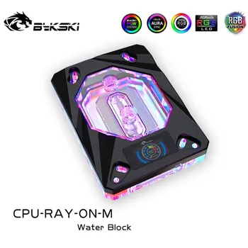 Bykski CPU-RAY-NA-M,AMD CPU Vodní Blok S OLED Displej Teploty Pro RYZEN AM3/AM3+/AM4 CPU Chladič Procesoru Chladič
