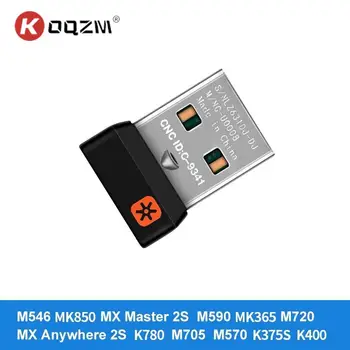 Bezdrátový Dongle Přijímač Unifying USB Adaptér Pro Logitech Myš Klávesnice Připojit 6 Zařízení Pro MX-M905 M950 M505 M510 M525 1ks